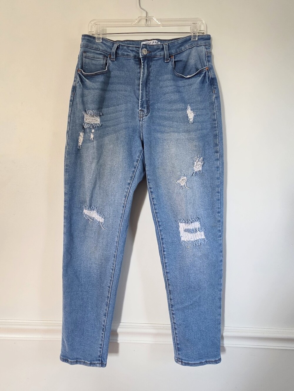Wax Jean Distressed Jeans